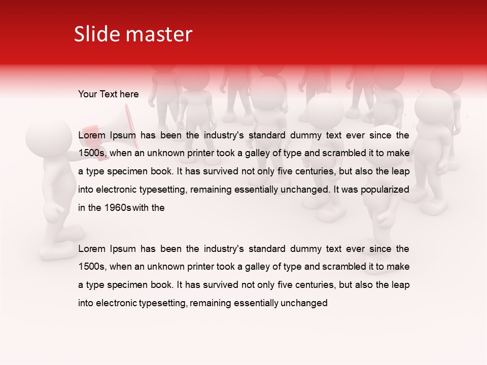 Teamwork Concept Say PowerPoint Template