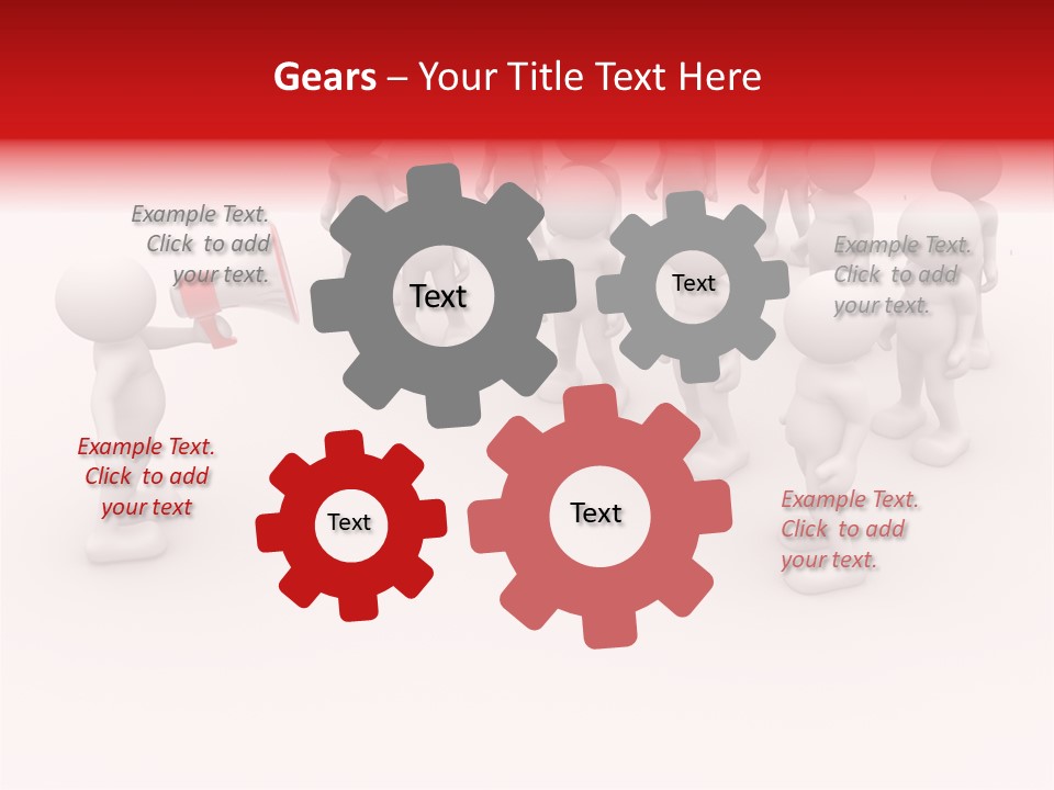 Teamwork Concept Say PowerPoint Template