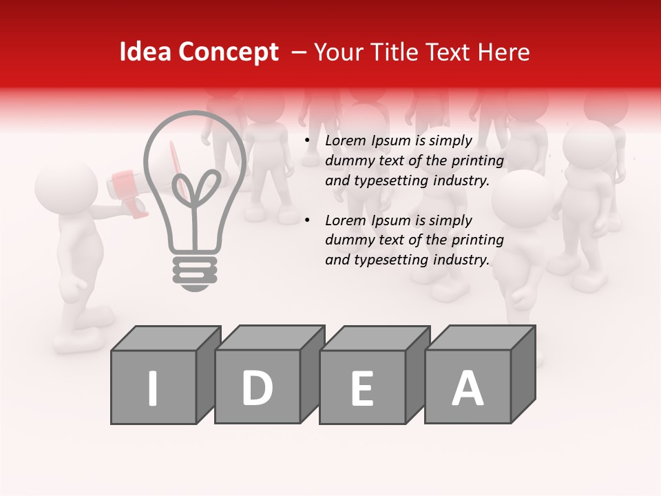 Teamwork Concept Say PowerPoint Template