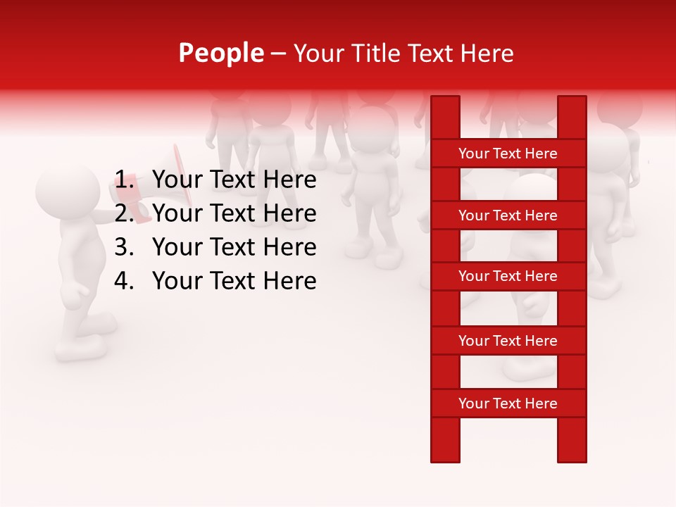 Teamwork Concept Say PowerPoint Template