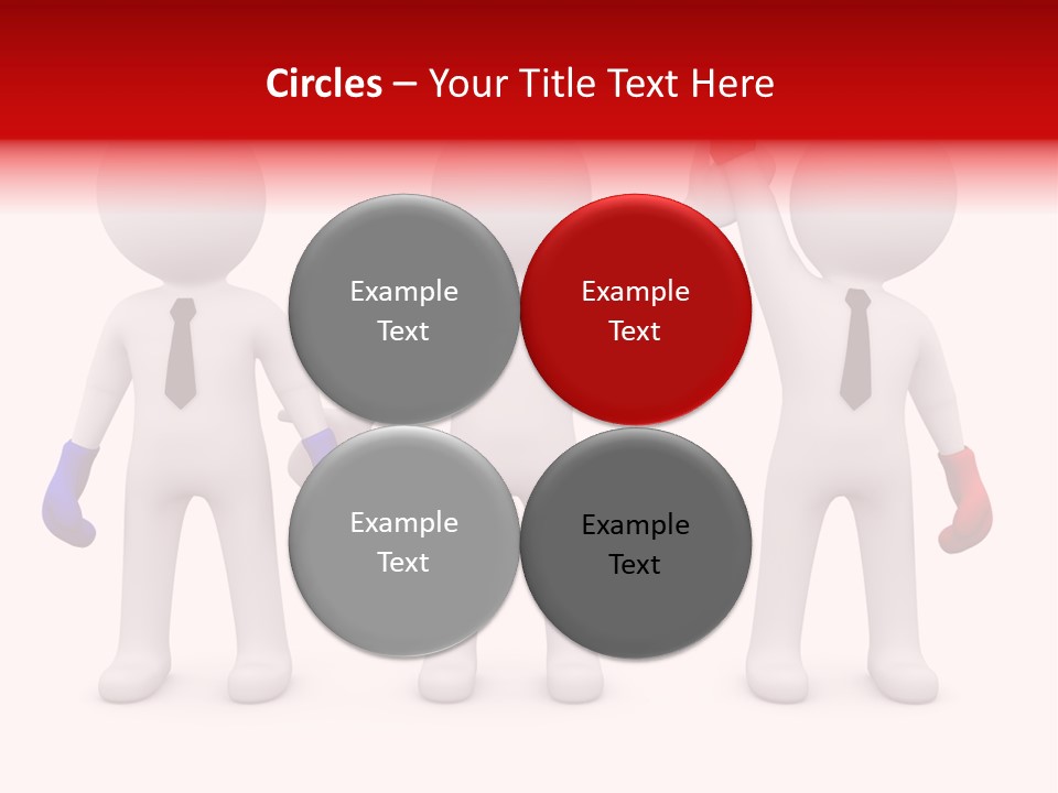 Win Boxing Conflict PowerPoint Template