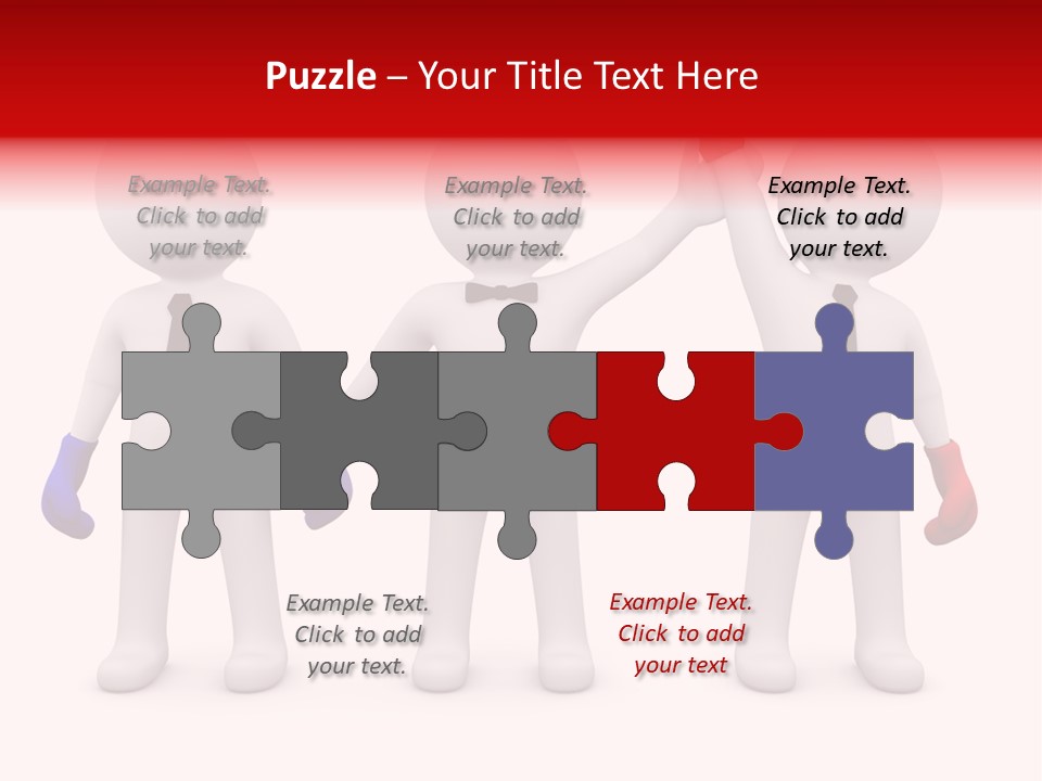 Win Boxing Conflict PowerPoint Template