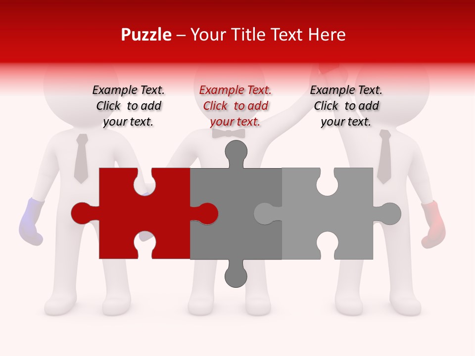 Win Boxing Conflict PowerPoint Template