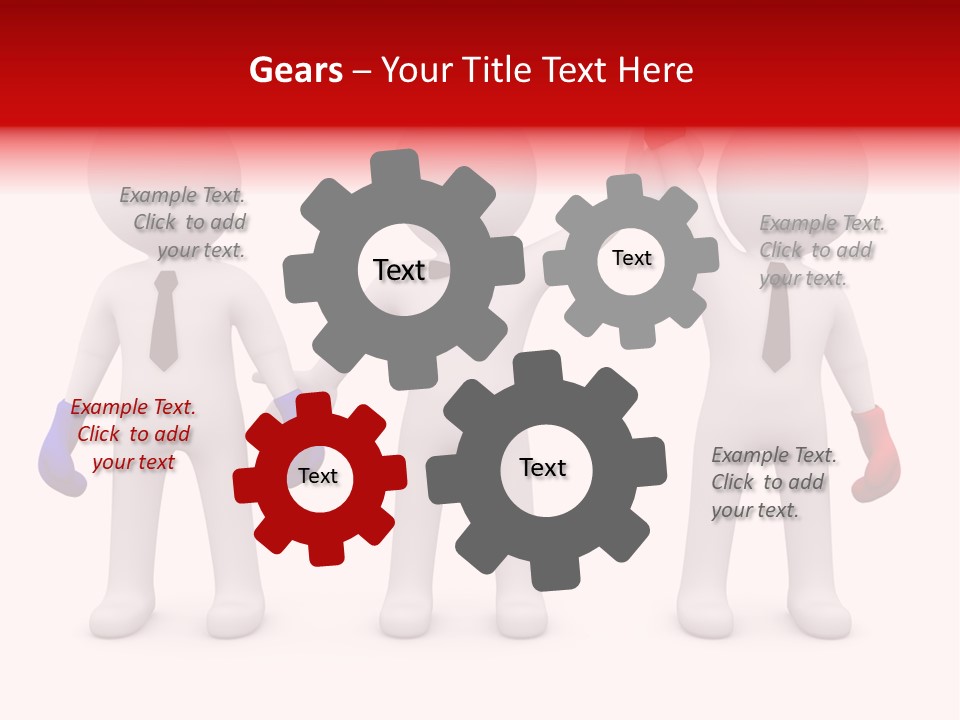 Win Boxing Conflict PowerPoint Template