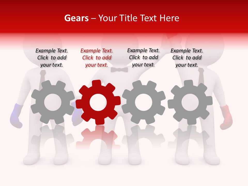 Win Boxing Conflict PowerPoint Template