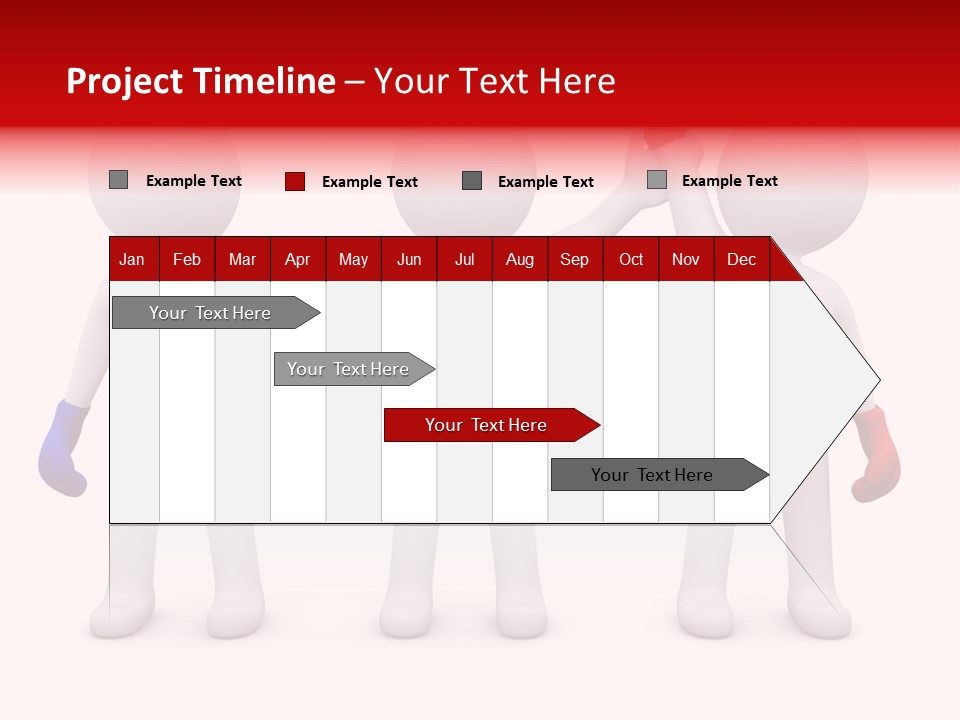 Win Boxing Conflict PowerPoint Template