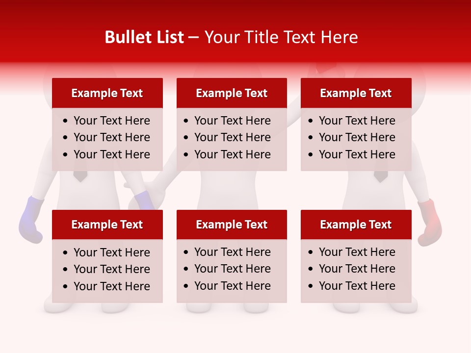 Win Boxing Conflict PowerPoint Template