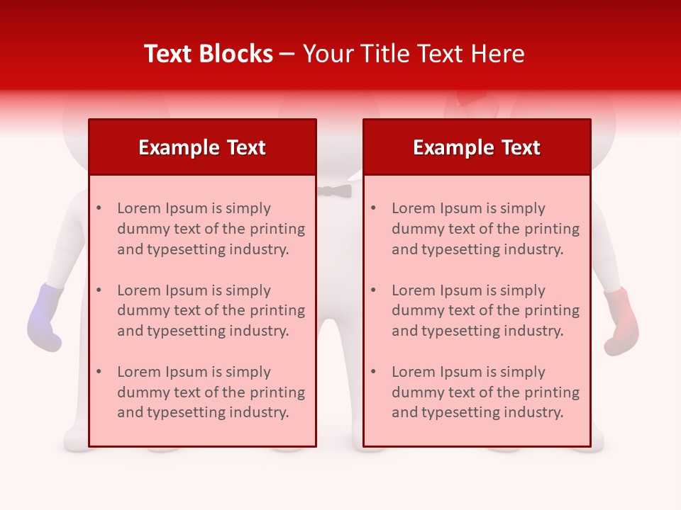 Win Boxing Conflict PowerPoint Template