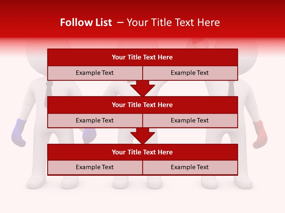 Win Boxing Conflict PowerPoint Template