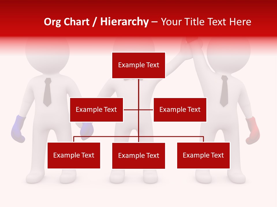 Win Boxing Conflict PowerPoint Template