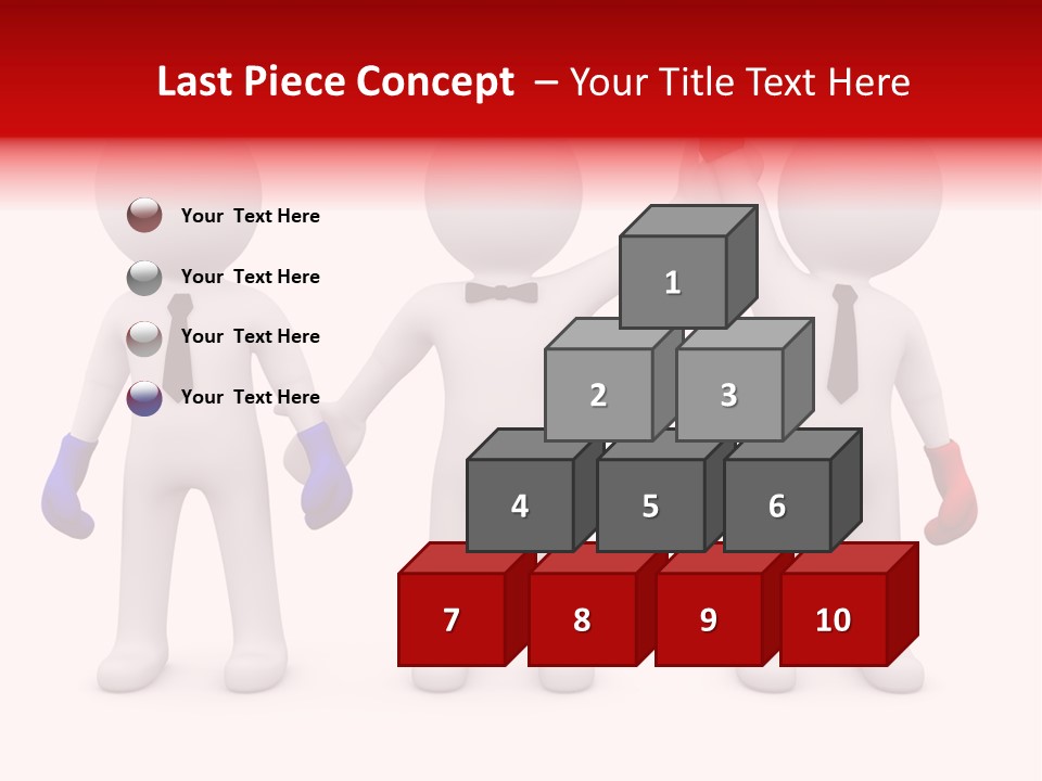 Win Boxing Conflict PowerPoint Template