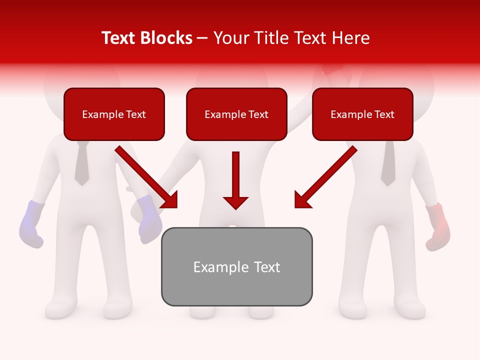 Win Boxing Conflict PowerPoint Template