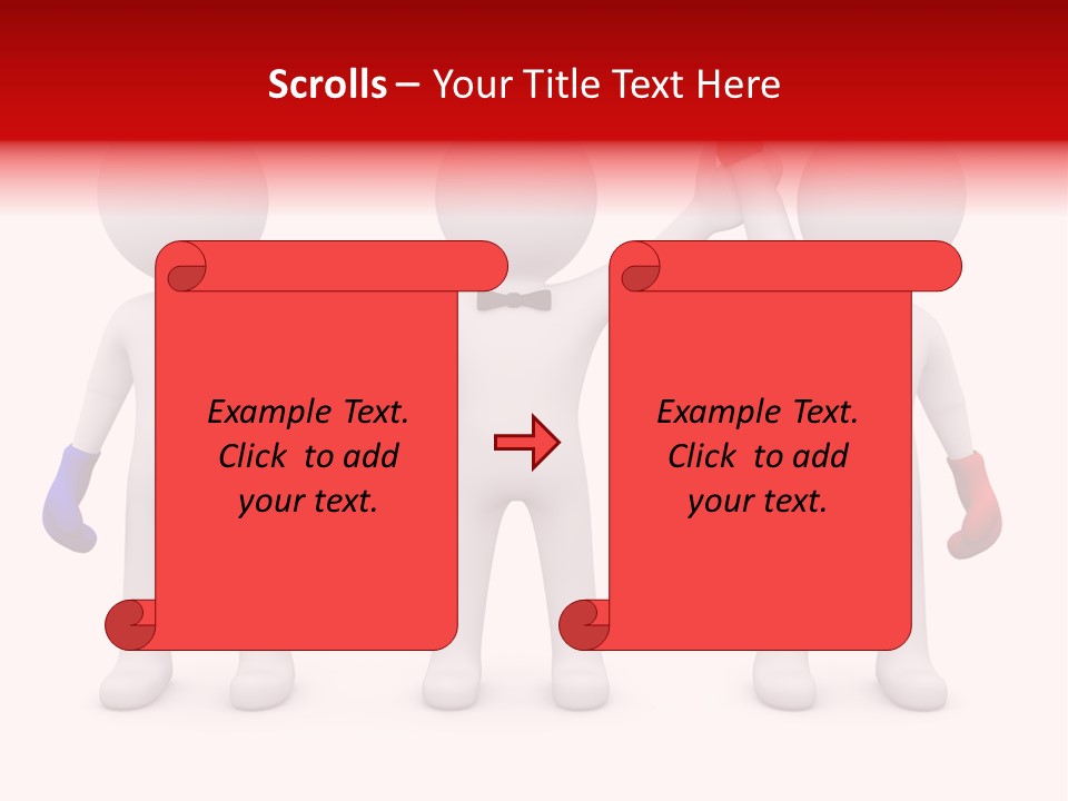 Win Boxing Conflict PowerPoint Template