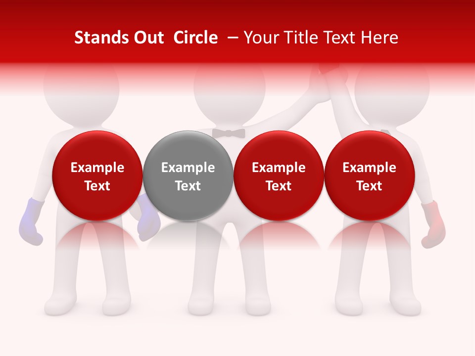 Win Boxing Conflict PowerPoint Template