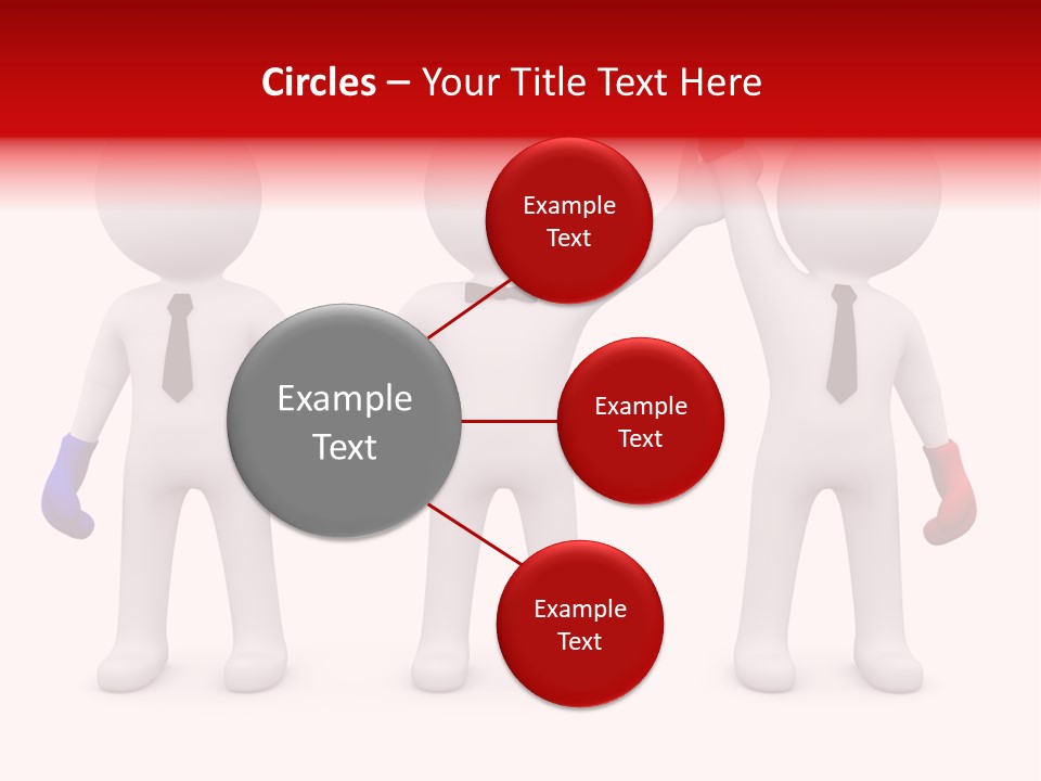Win Boxing Conflict PowerPoint Template