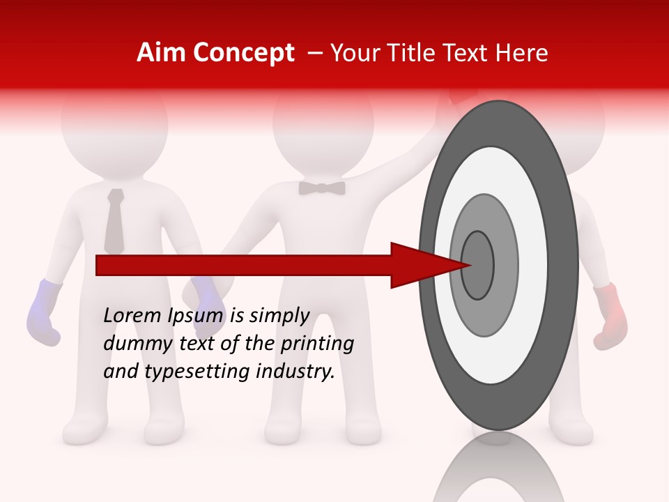 Win Boxing Conflict PowerPoint Template