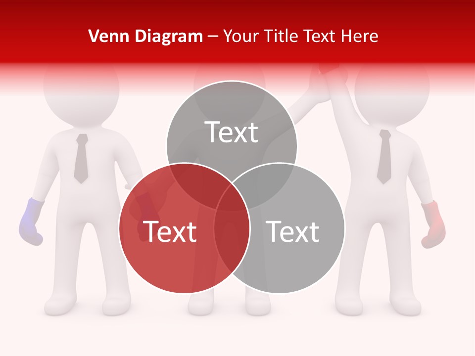 Win Boxing Conflict PowerPoint Template