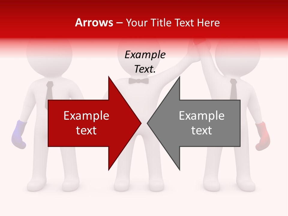 Win Boxing Conflict PowerPoint Template