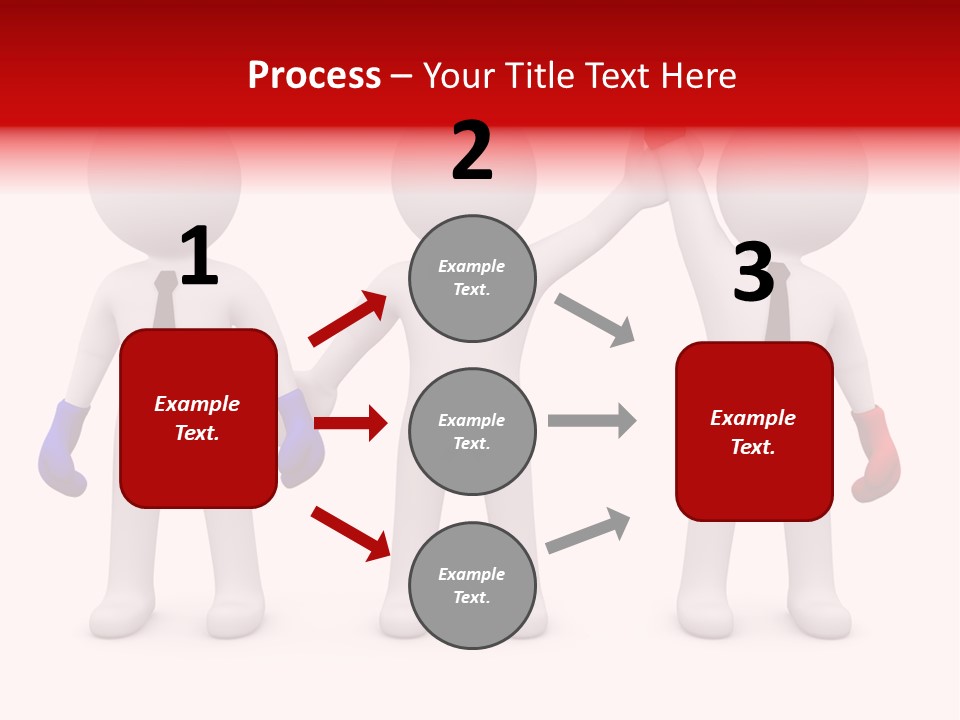 Win Boxing Conflict PowerPoint Template