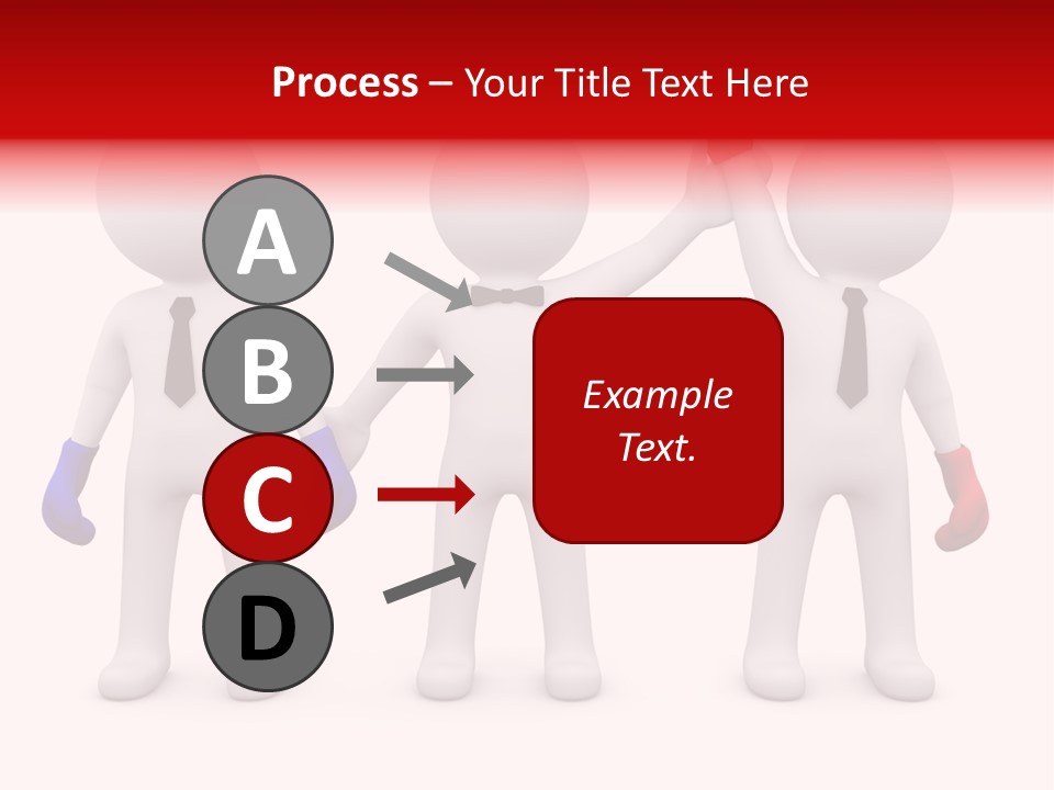 Win Boxing Conflict PowerPoint Template