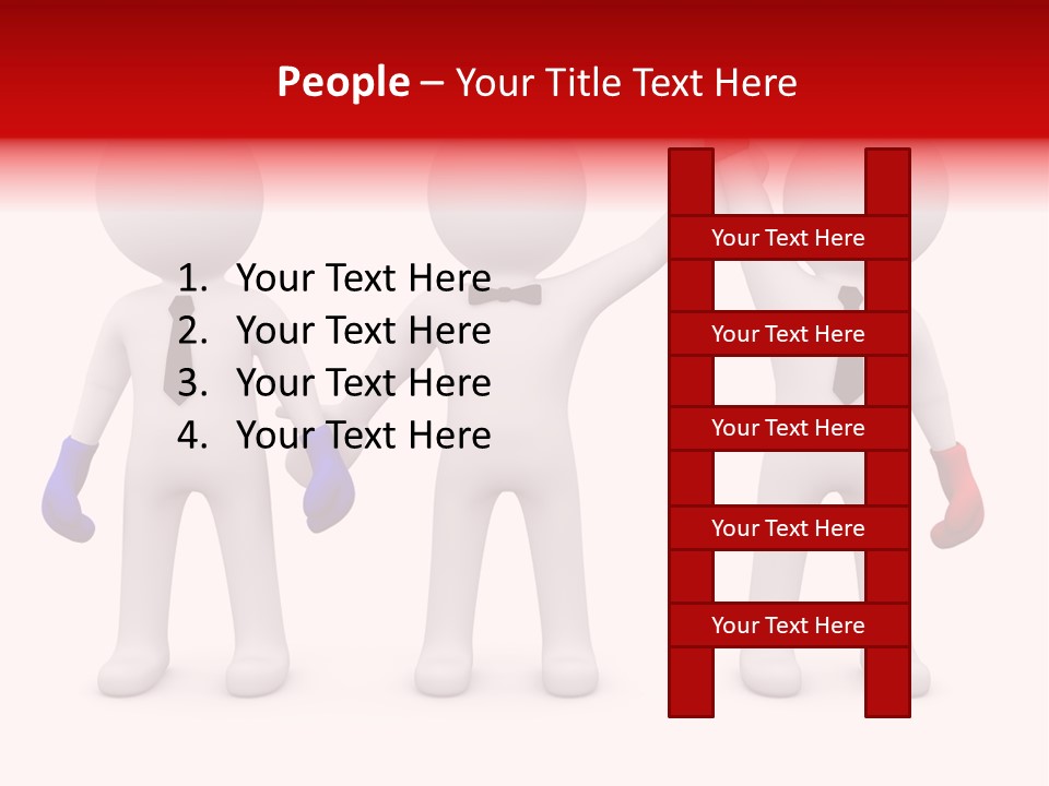 Win Boxing Conflict PowerPoint Template