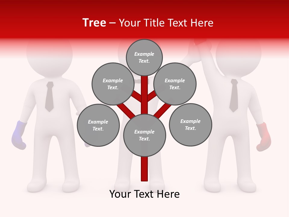Win Boxing Conflict PowerPoint Template