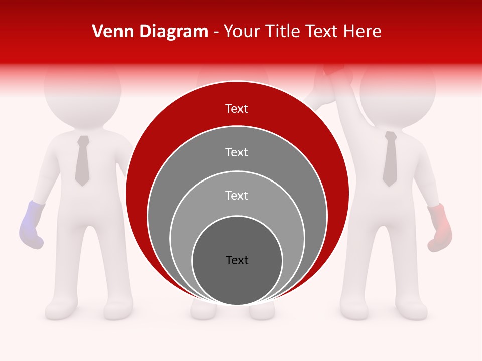 Win Boxing Conflict PowerPoint Template