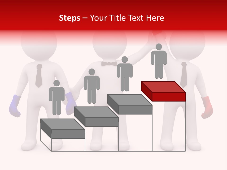 Win Boxing Conflict PowerPoint Template