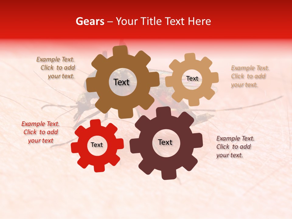 Dangerous Bacterial Danger PowerPoint Template