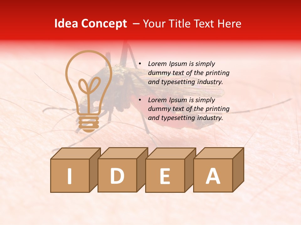 Dangerous Bacterial Danger PowerPoint Template