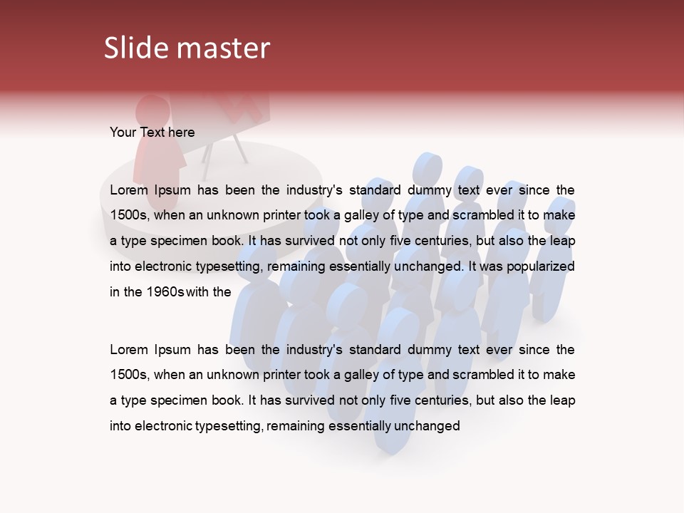 Occupation Instructor Teamwork PowerPoint Template