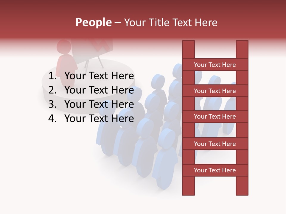 Occupation Instructor Teamwork PowerPoint Template