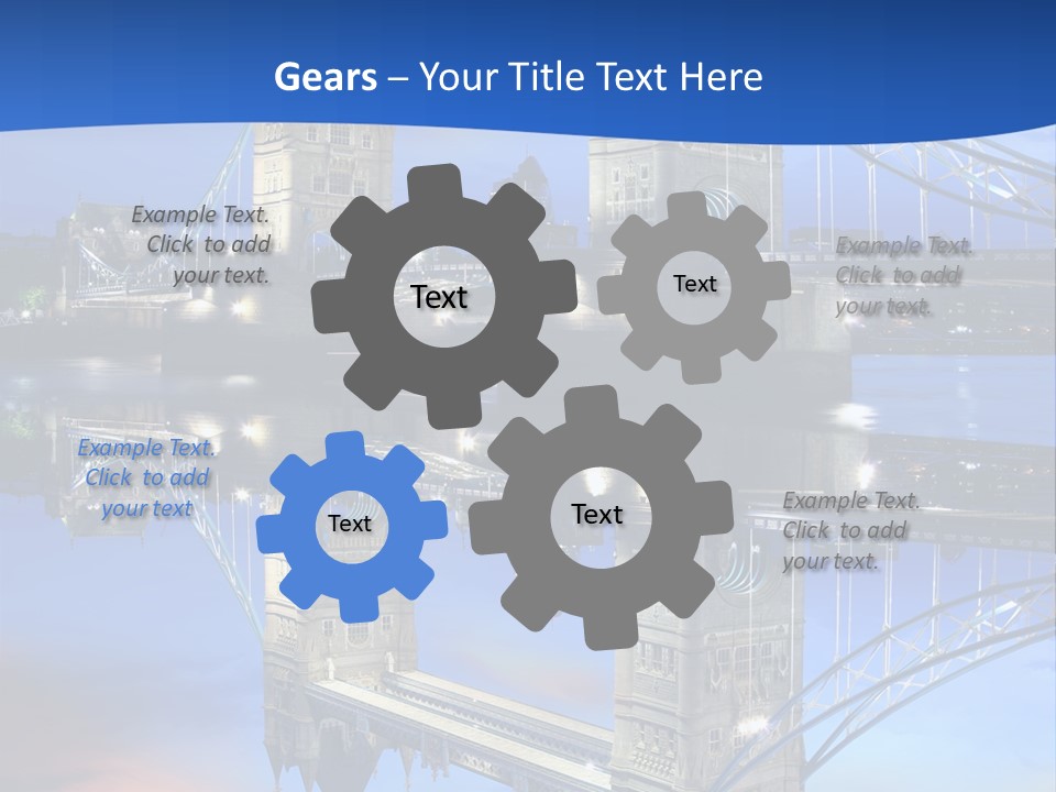 Iconic Attraction Thames PowerPoint Template