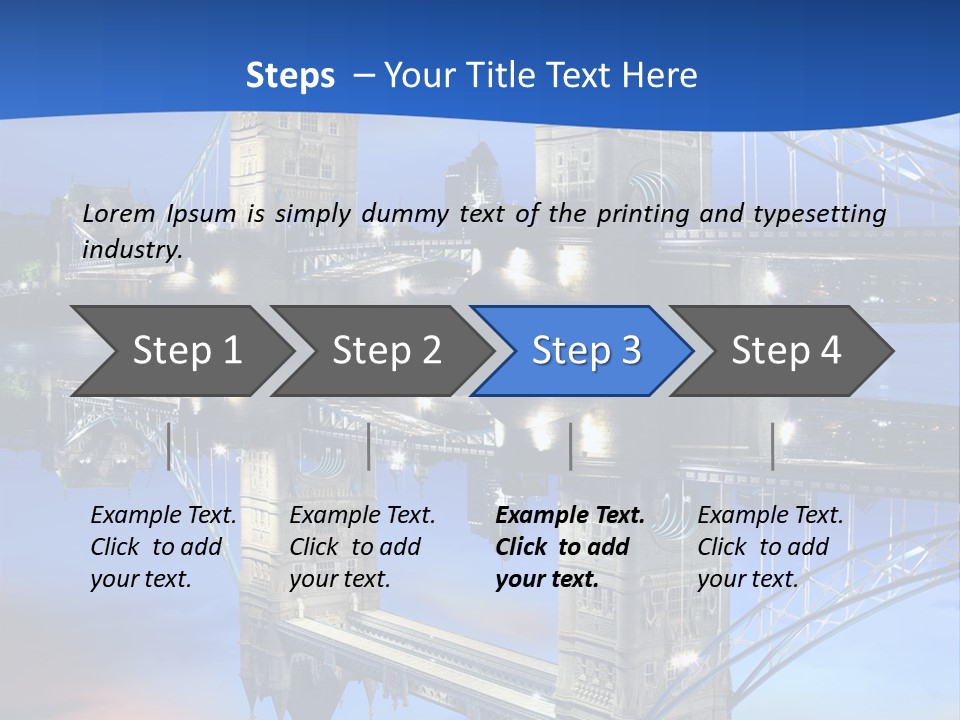 Iconic Attraction Thames PowerPoint Template