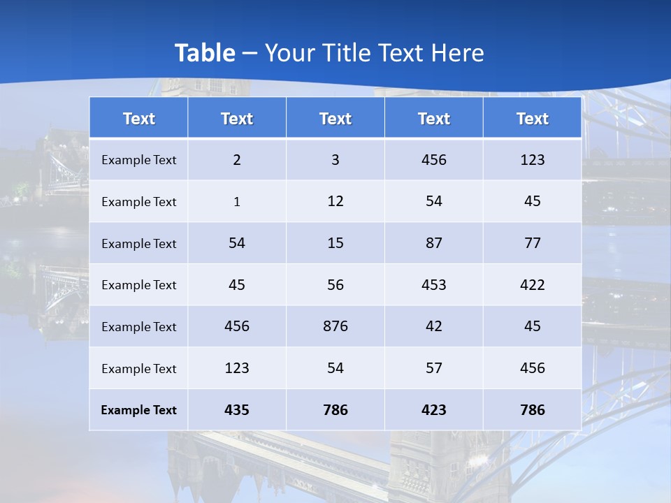 Iconic Attraction Thames PowerPoint Template