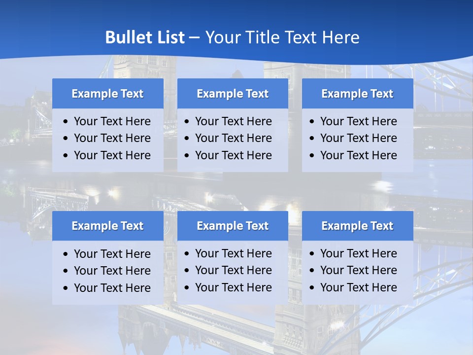 Iconic Attraction Thames PowerPoint Template