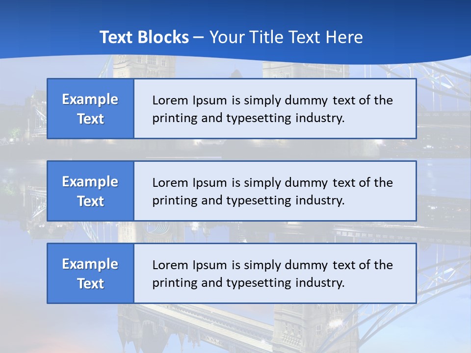 Iconic Attraction Thames PowerPoint Template