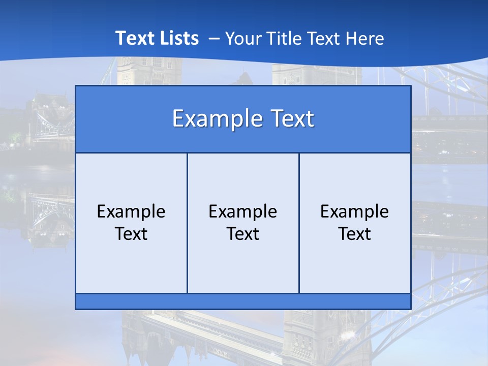 Iconic Attraction Thames PowerPoint Template