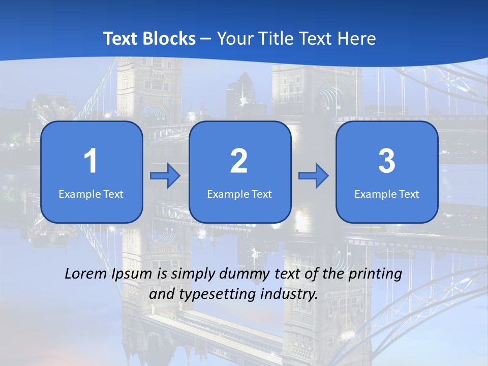 Iconic Attraction Thames PowerPoint Template