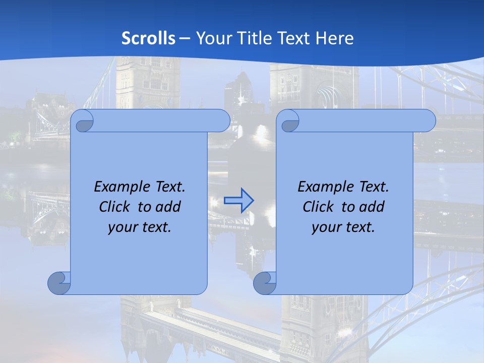 Iconic Attraction Thames PowerPoint Template