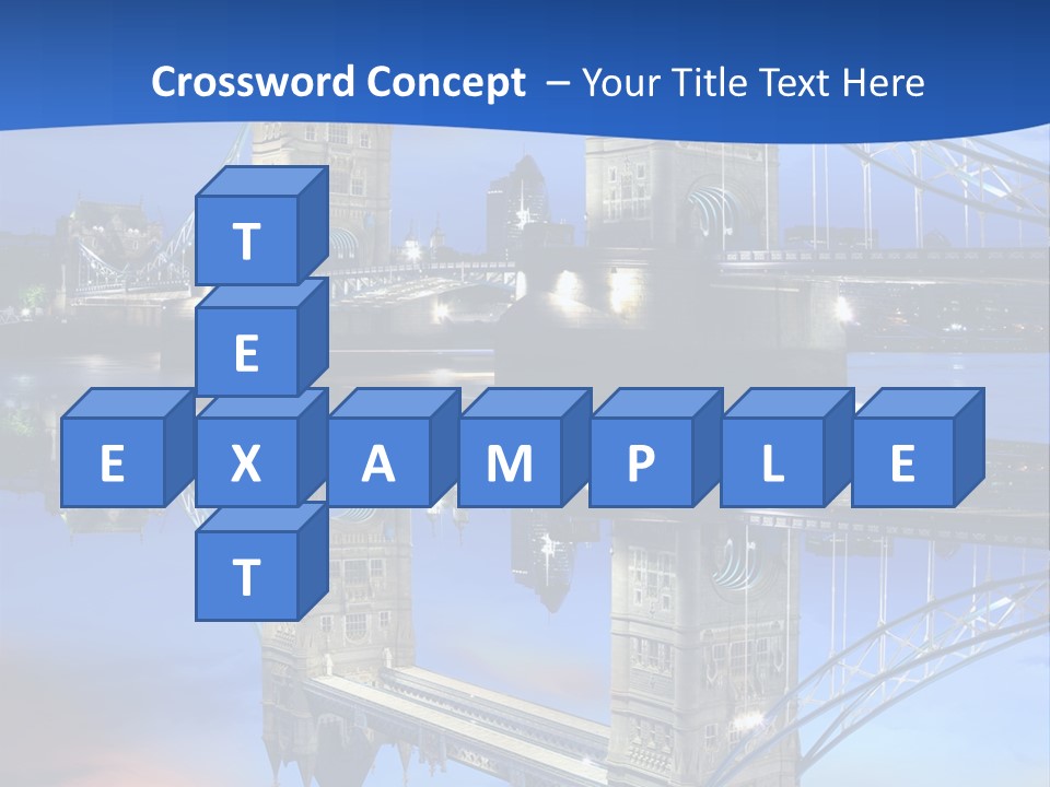 Iconic Attraction Thames PowerPoint Template