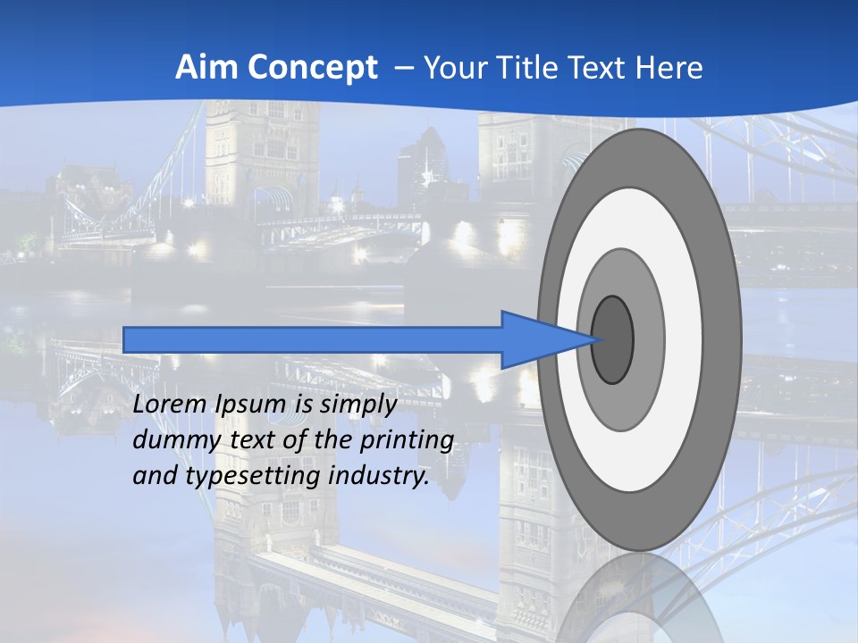 Iconic Attraction Thames PowerPoint Template