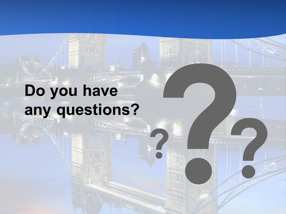 Iconic Attraction Thames PowerPoint Template