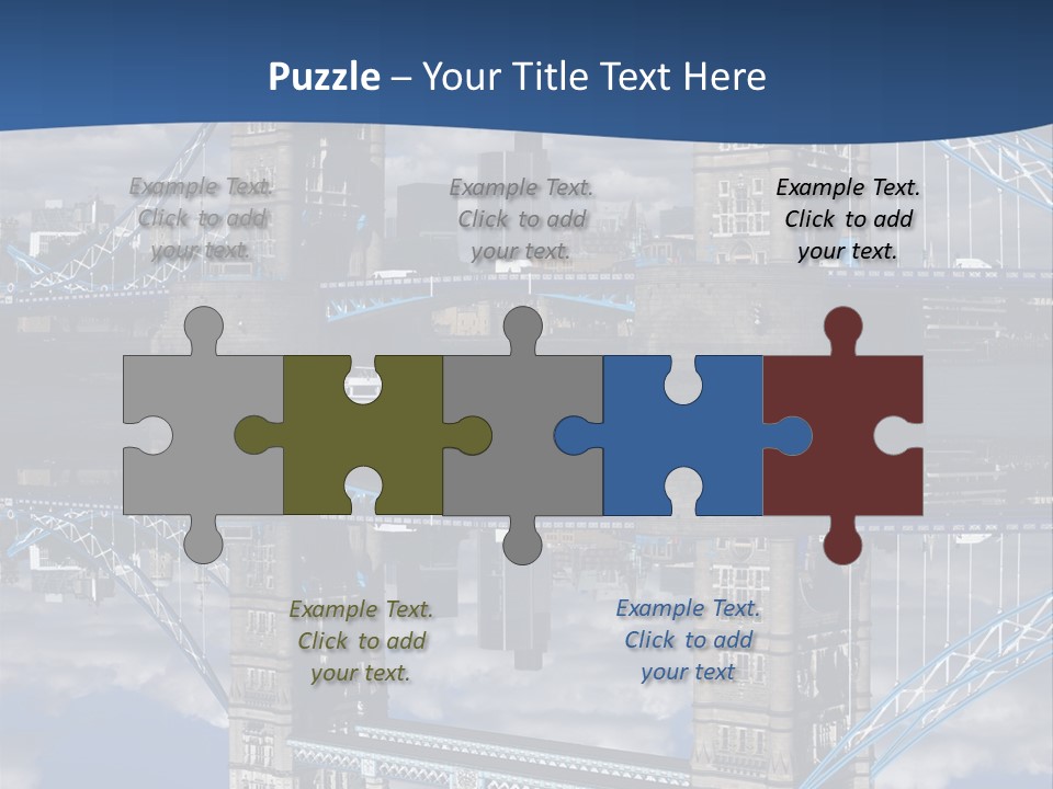 Tourist Symbol Reflex PowerPoint Template