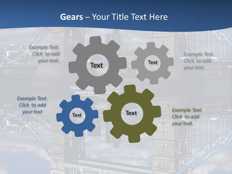 Tourist Symbol Reflex PowerPoint Template