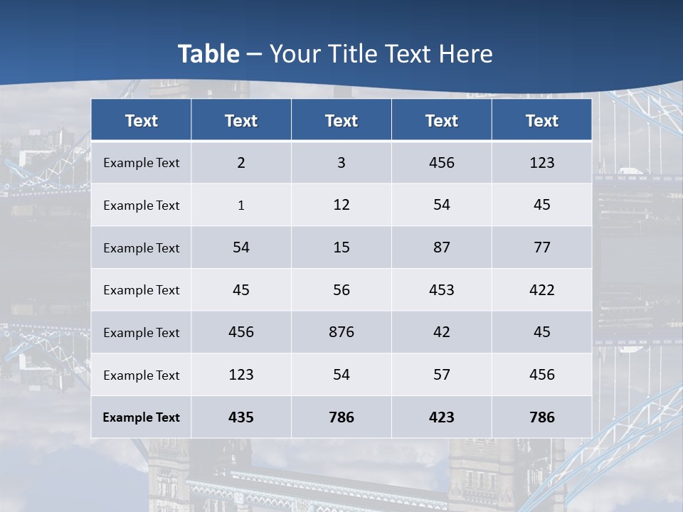 Tourist Symbol Reflex PowerPoint Template