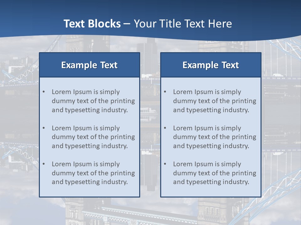 Tourist Symbol Reflex PowerPoint Template