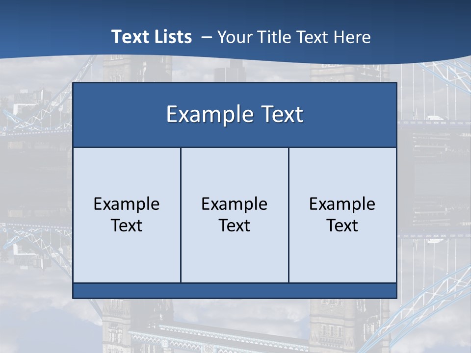 Tourist Symbol Reflex PowerPoint Template