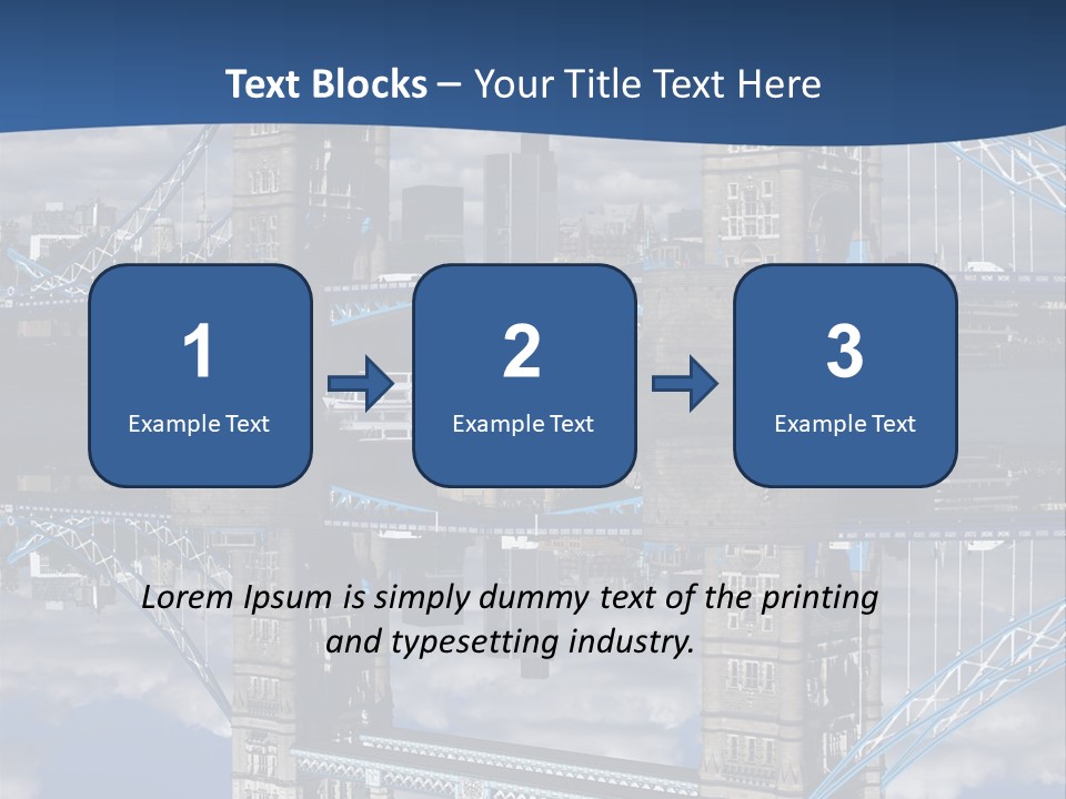 Tourist Symbol Reflex PowerPoint Template