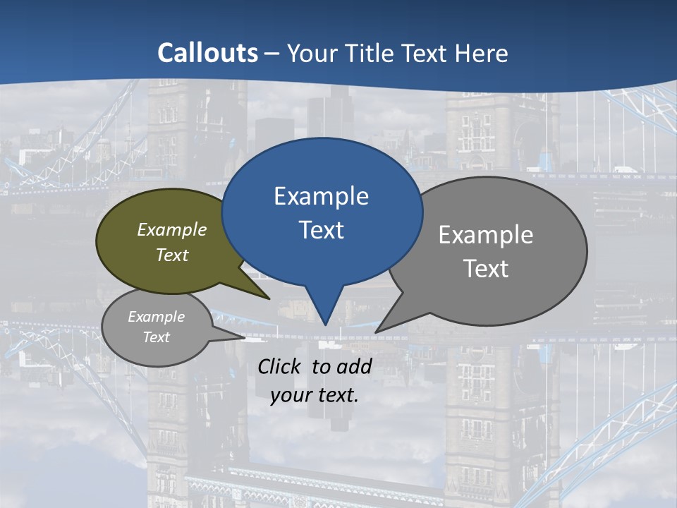 Tourist Symbol Reflex PowerPoint Template